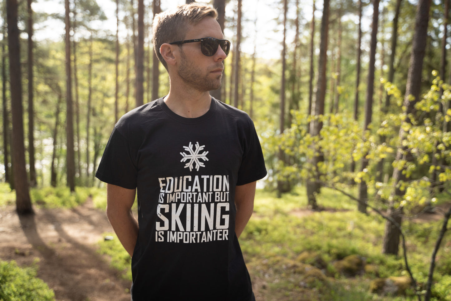 Skiing is importanter T-shirt